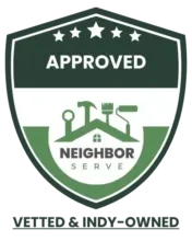 Blue Blue Duck Neighbor Serve Badge