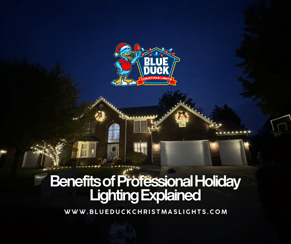Benefits of Professional Holiday Lighting Explained