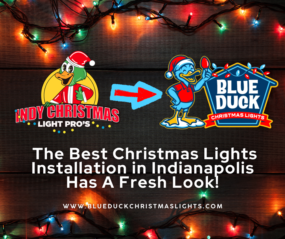 Indy Christmas Light Pros is now Blue Duck Christmas Lights. Same experts, new name, still continues offering the best Christmas lights installation in Indianapolis that families have trusted for years.