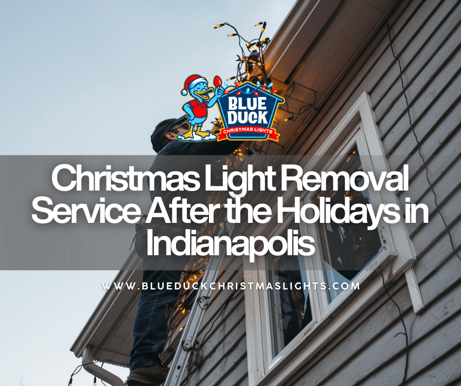 Christmas Light Removal Service After the Holidays in Indianapolis