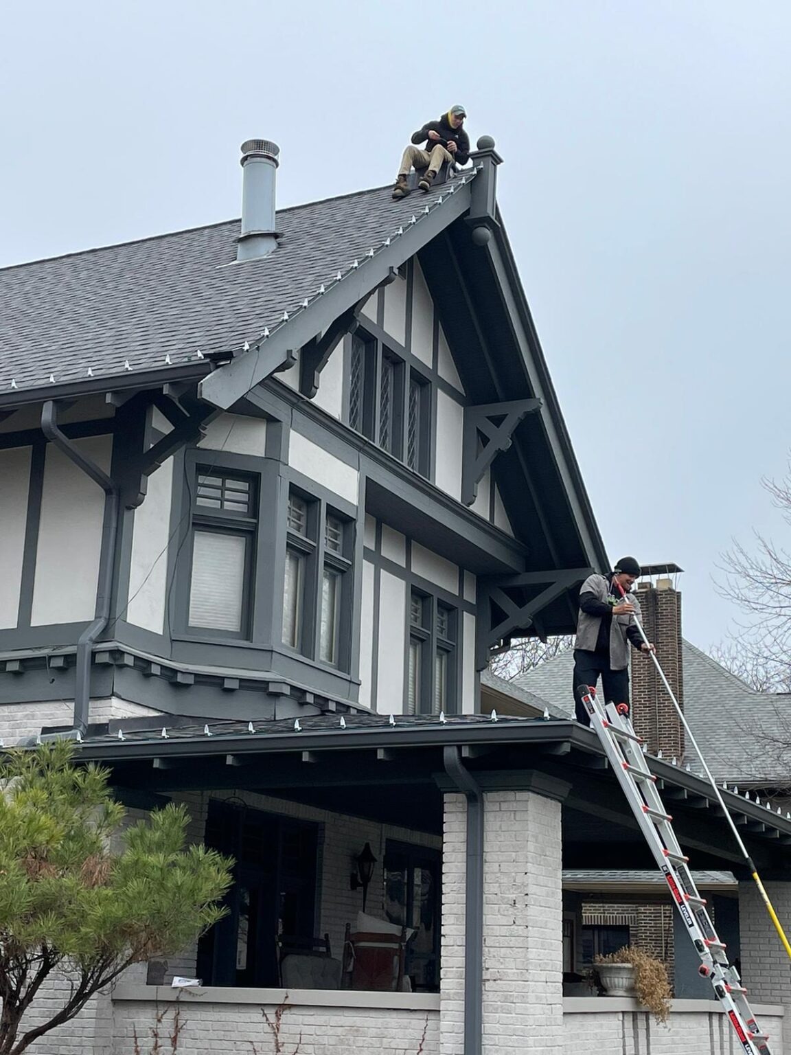 Professional Installation for Large Christmas Light Displays - Blue ...