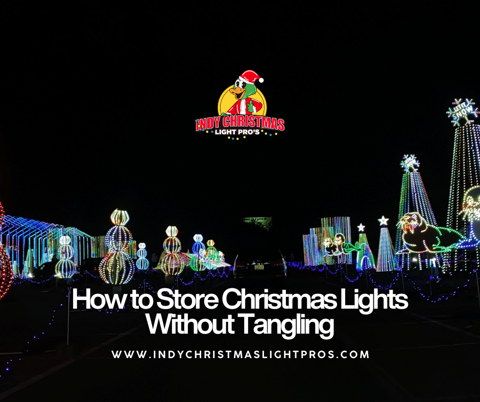 How to Store Christmas Lights Without Tangling