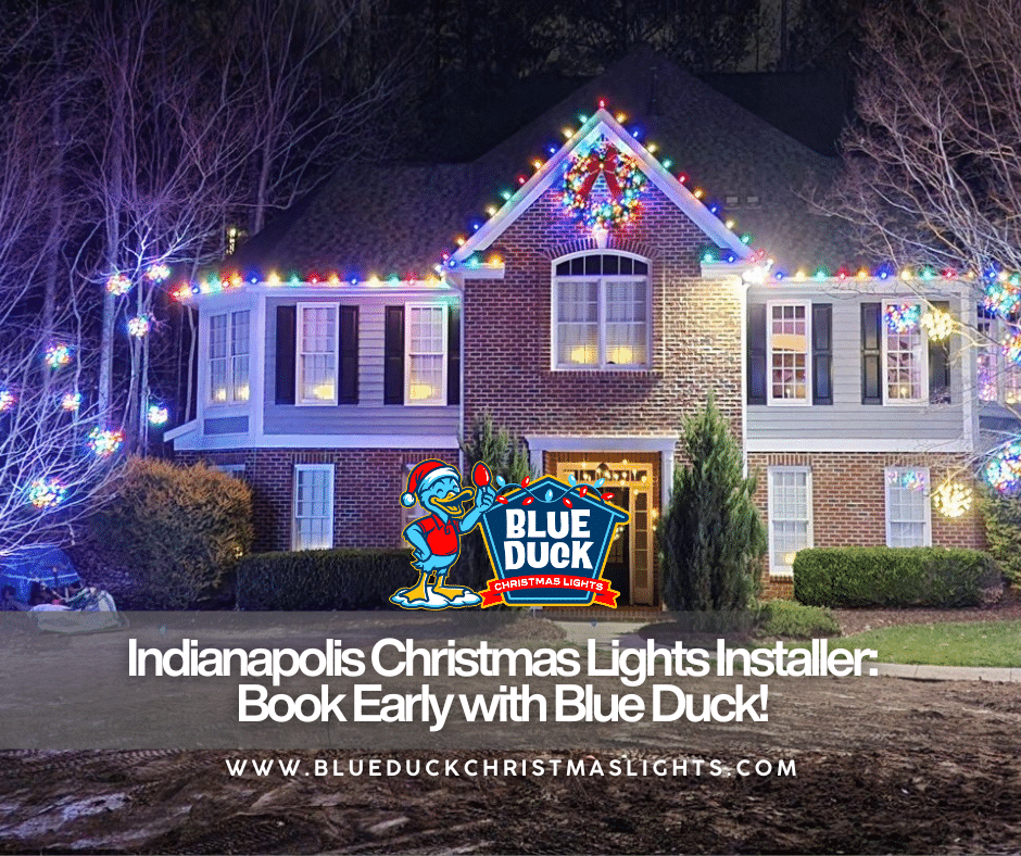 Blue Duck Christmas Lights, the preferred Indianapolis Christmas lights installer for families across Central Indiana, transformed this property into a holiday masterpiece.