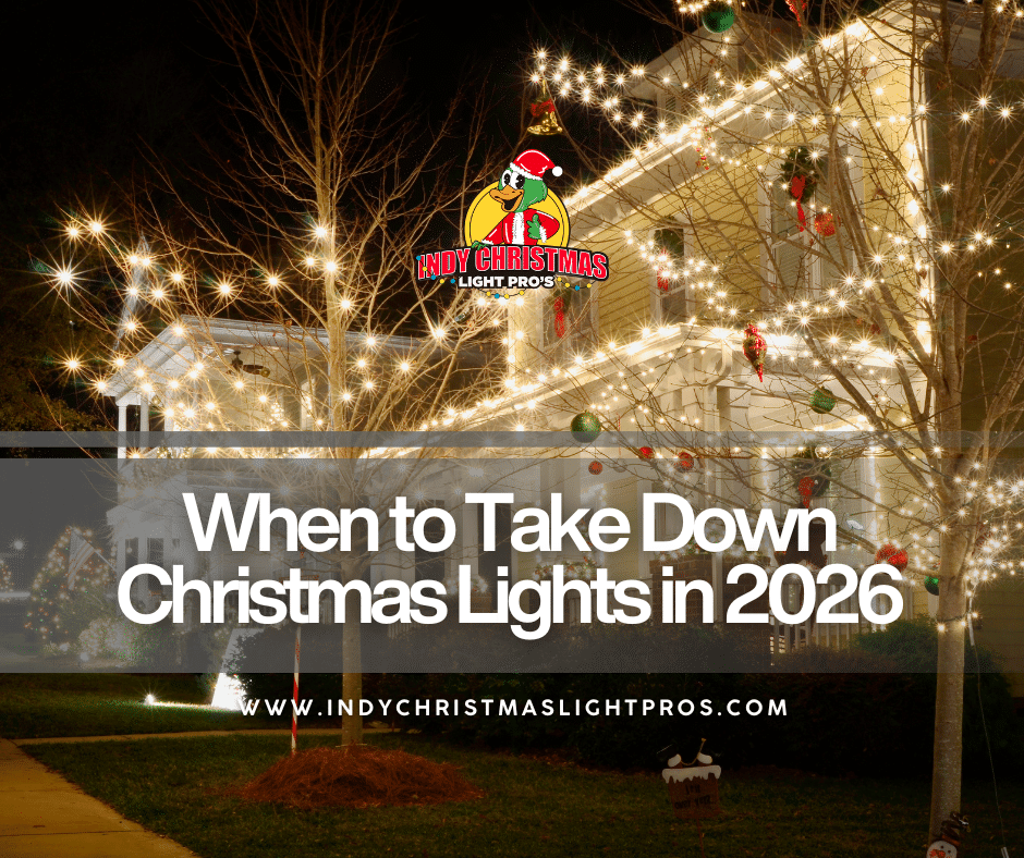 When to Take Down Christmas Lights in 2026