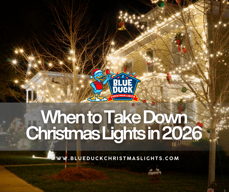When to Take Down Christmas Lights in 2026